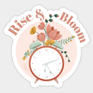 Rise & Bloom Sticker